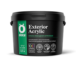 Краска фасадная EXTERIOR ACRILIC